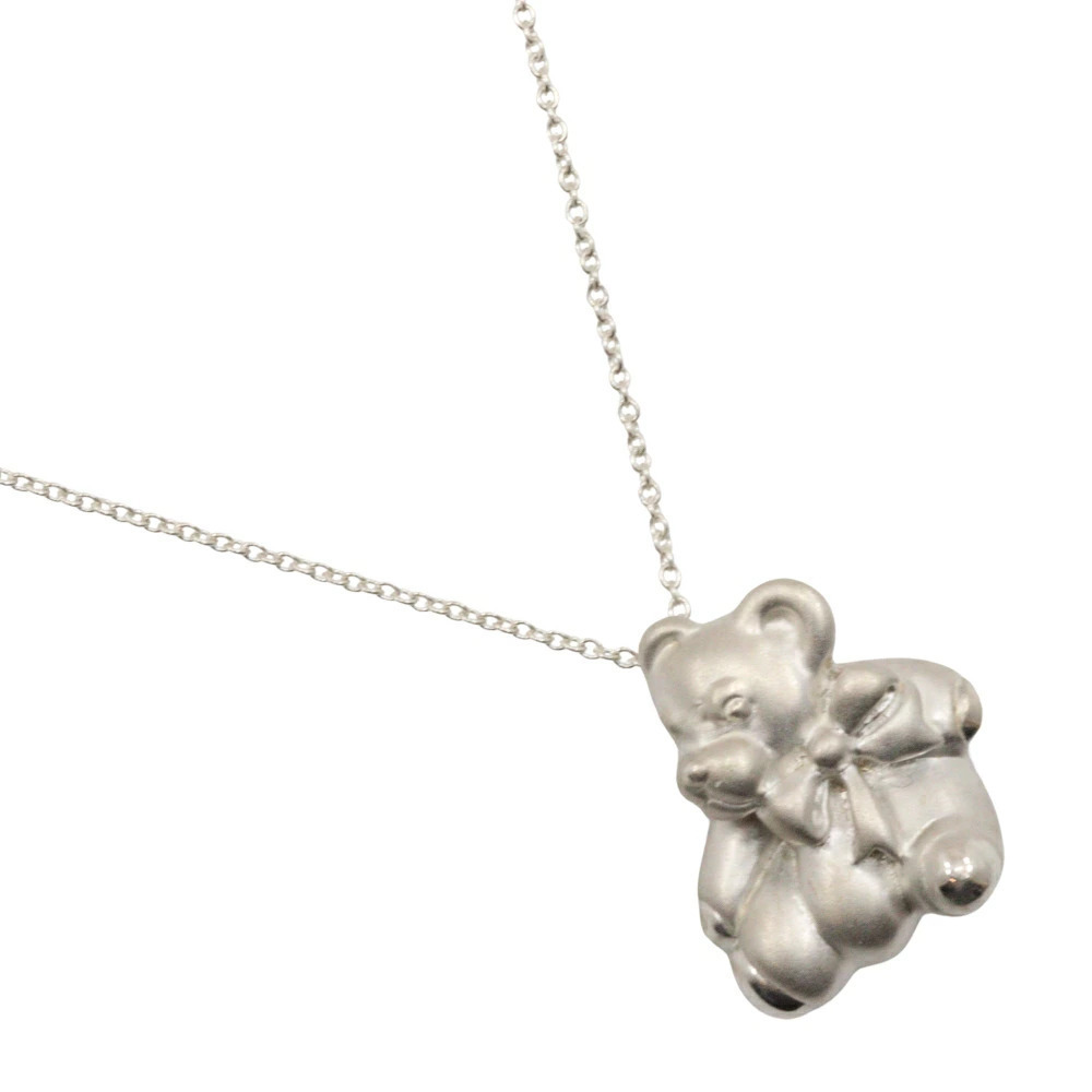 Tiffany Co Bear Necklace Sterling Silver